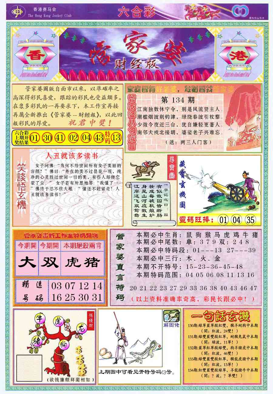 134期管家婆财经版[图]
