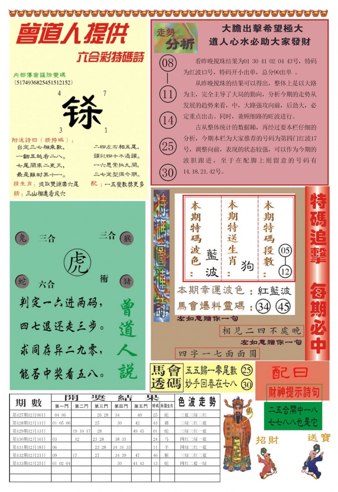 134期曾道人内幕B加大版[图]