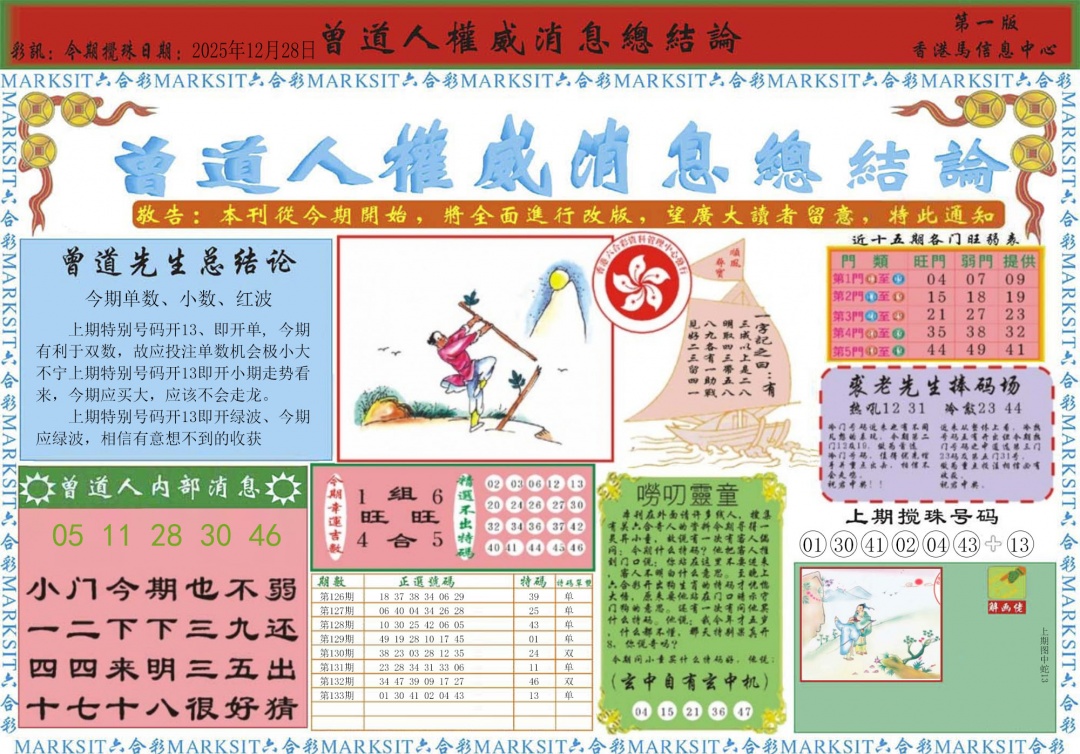 134期曾道人权威消息A[图]