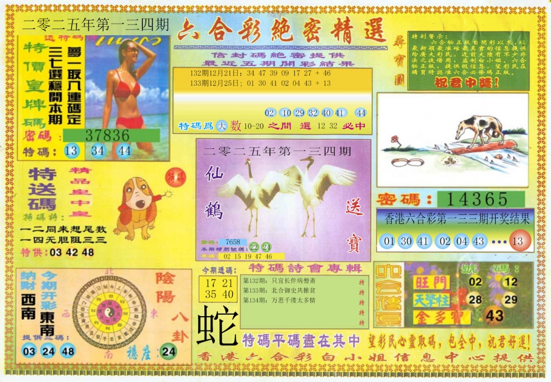 134期绝密精选A[图]