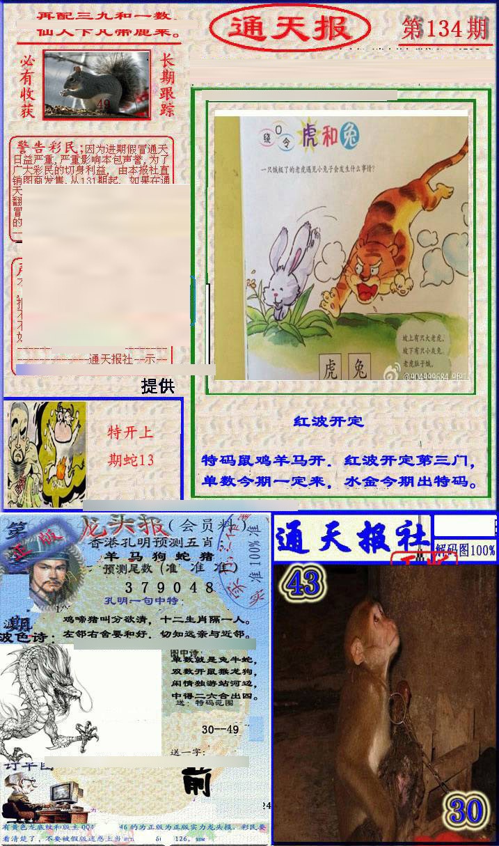 134期实力通天报[图]