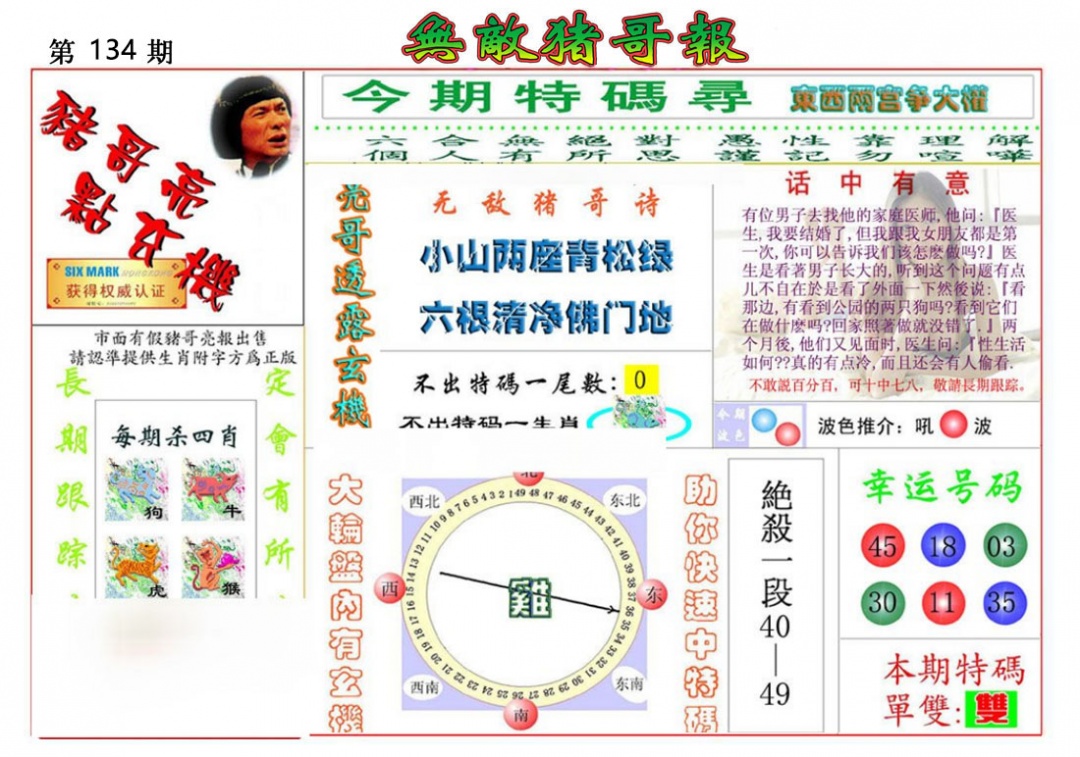 134期无敌猪哥报[图]