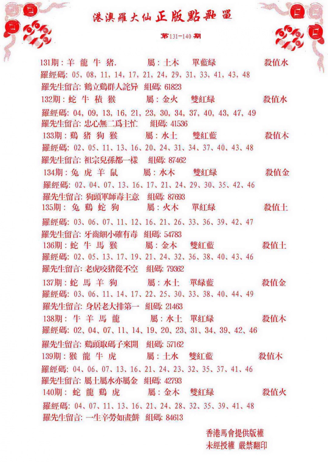 134期点歌单[图]