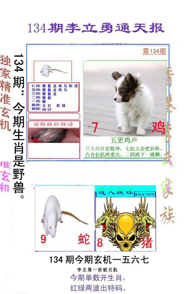 134期李立勇通天报[图]