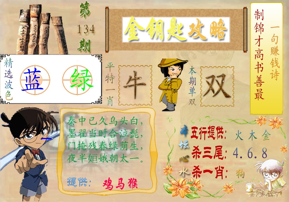 134期金钥匙攻略[图]