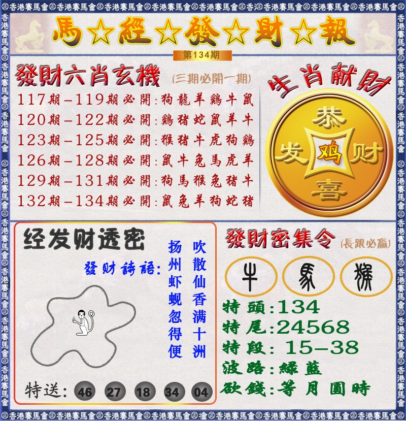 134期马经发财报（荐）[图]